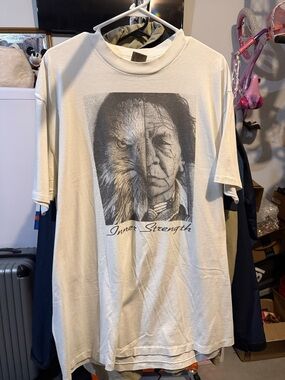 Delta Cream Short-Sleeve 'Inner Strength' Graphic Tee